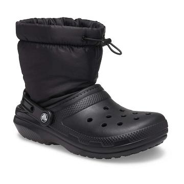 Crocs Klassiska Fodrade Neo Puff Stövlar Dam Svarta | Sverige 0003EBCX